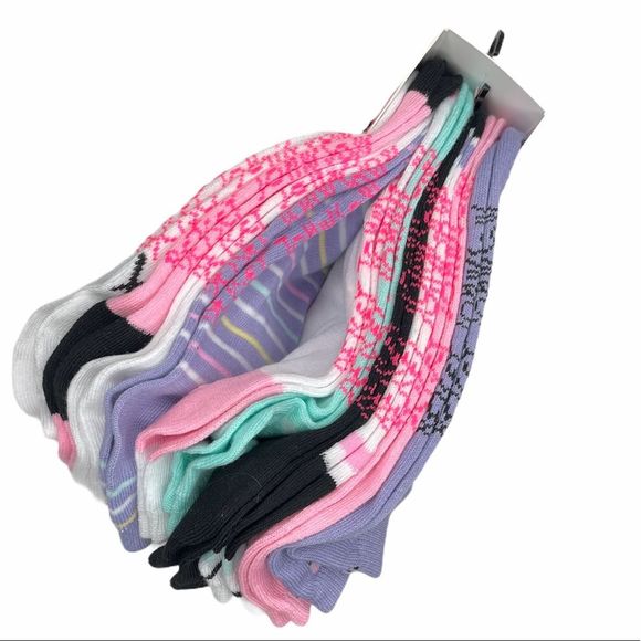 Betsey Johnson Easter Low Cut Socks Purple Pink 10 Pairs - Picture 4 of 9